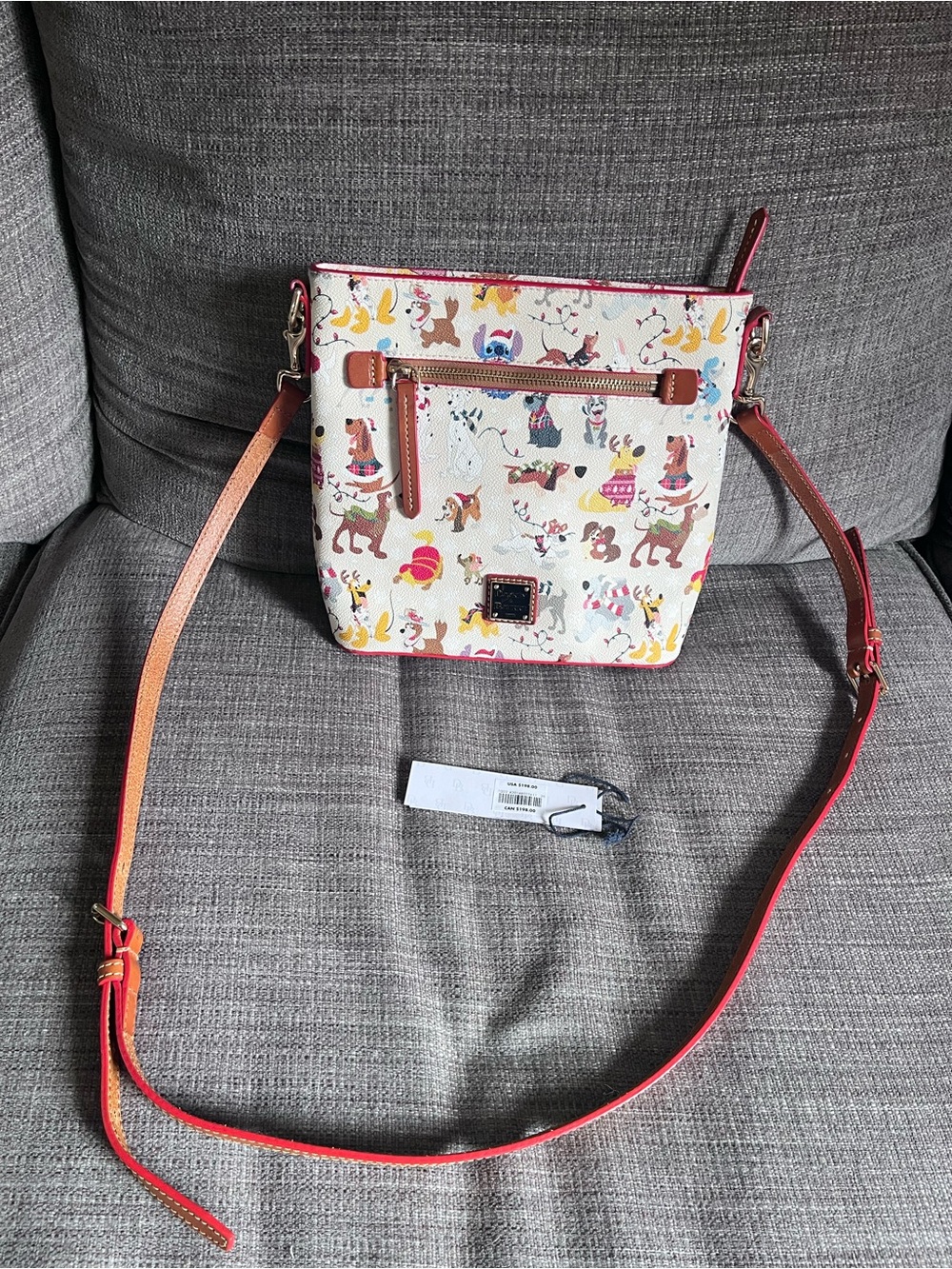 Disney Dooney and Bourke Santa Paws Crossbody - Picture 2 of 6